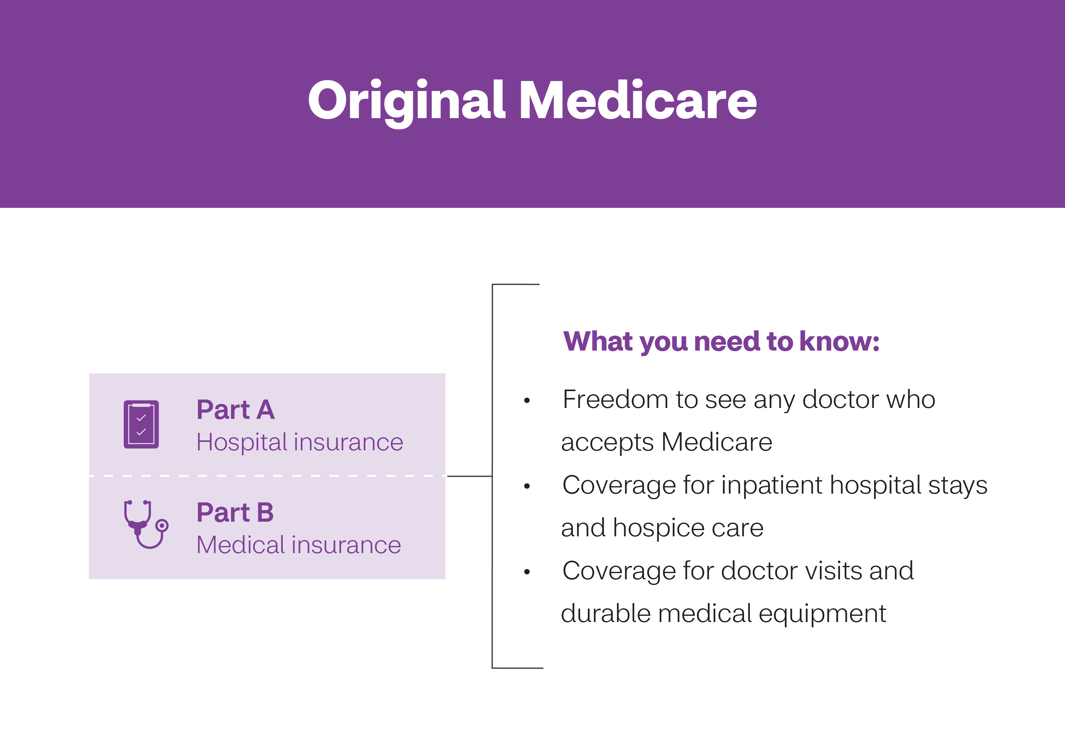 Original Medicare infographic
